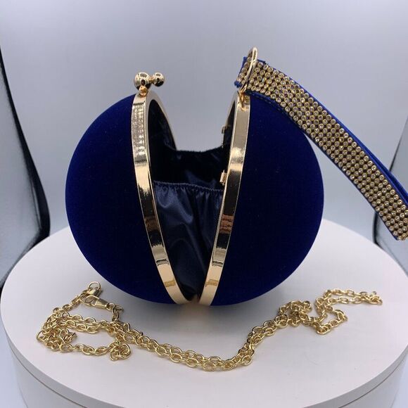 New, no tags. Sapphire/ diamond 3 stack ring, adjustable size, solid sterling - Picture 14 of 14